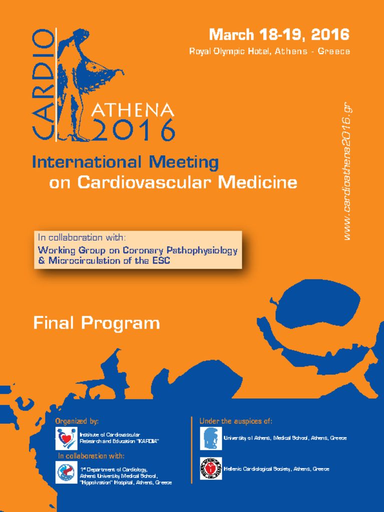 CardioAthena Διεθνές Συνέδριο Καρδιαγγειακής Ιατρικής 2016 cardioathena2016_fp_en-n-pdf